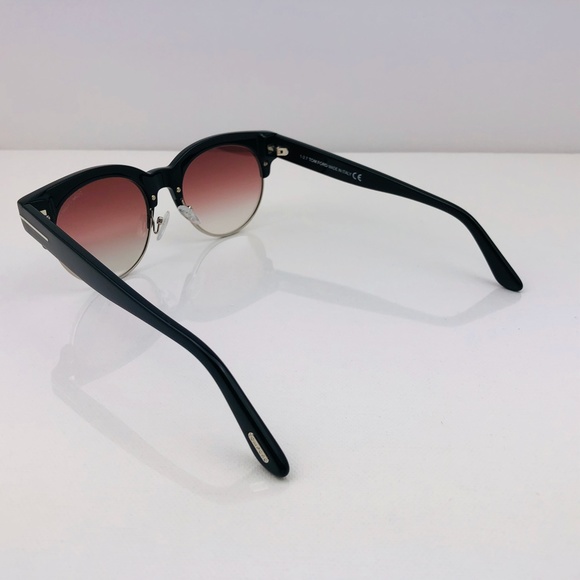 New TOM FORD Henri-02 Round Black Sunglasses - Picture 6 of 16
